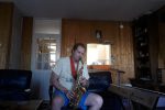 Practicing the sax